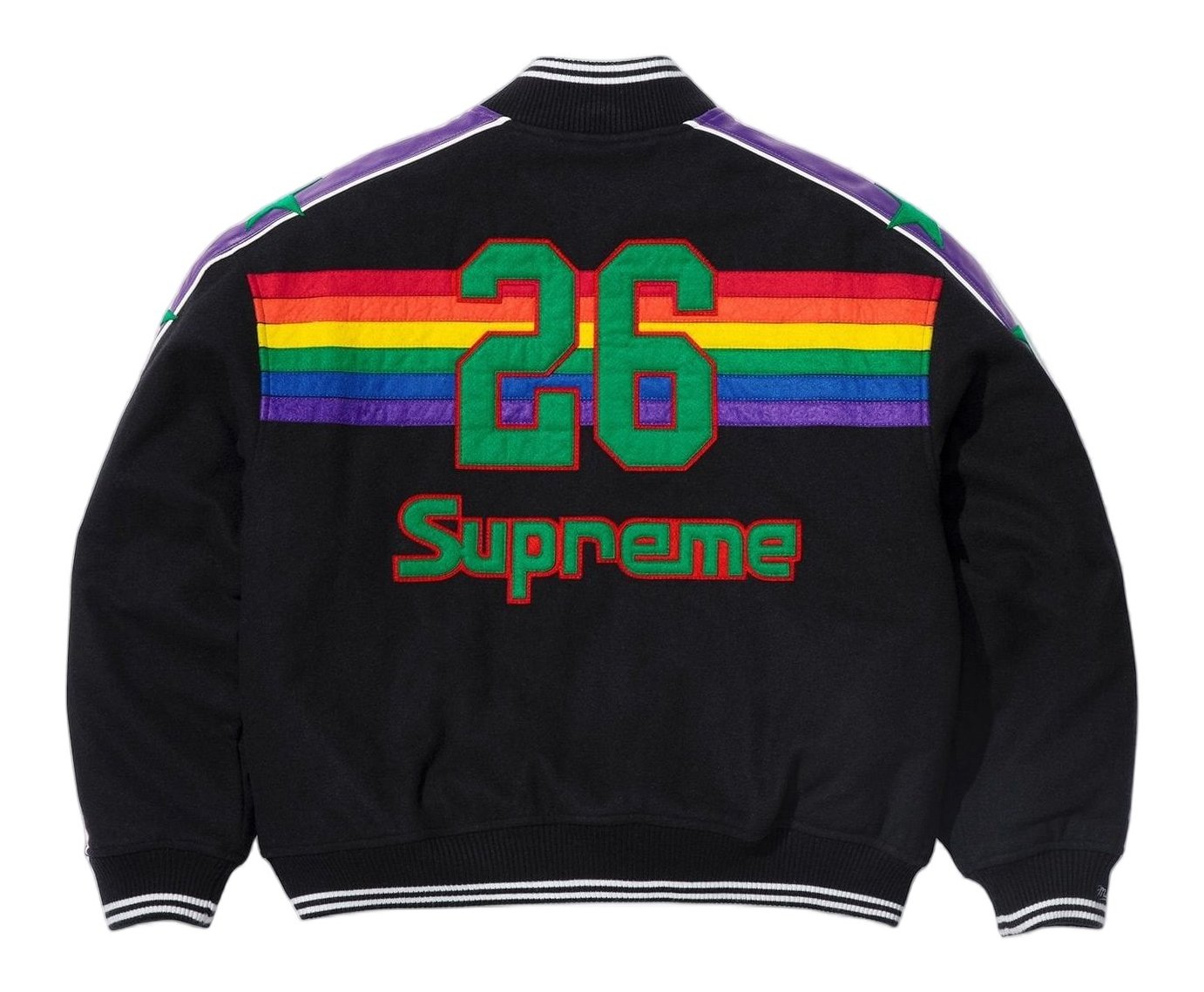 Supreme®/Mitchell & Ness® Teams Varsity Jacket view 3